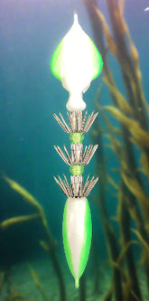 Winged Squid Jig Green 15 OZ